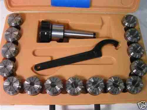 ER40 Collet Set - 15-Piece MT3 Imperial